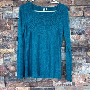 New Madison Teal Knit Sweater